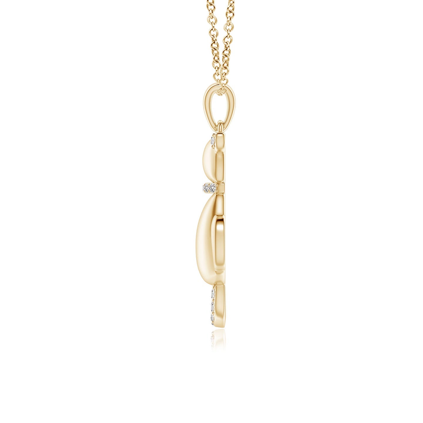 Classic Diamond Cat Pendant