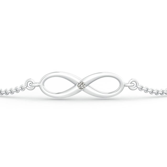 Classic Infinity Station Bracelet with Gypsy Diamonds