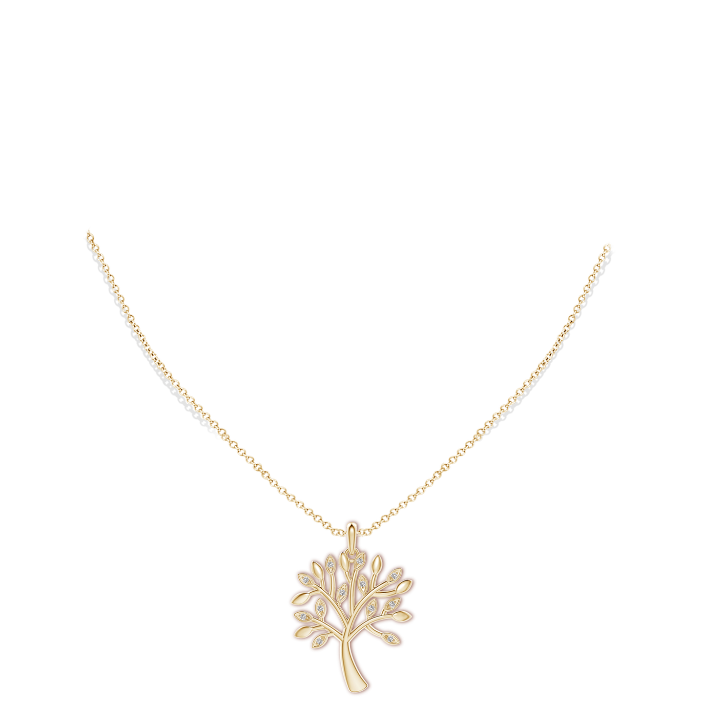 Tree Of Life Diamond Pendant