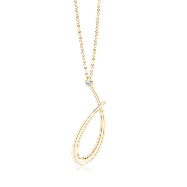 Bezel Set Diamond Lowercase 