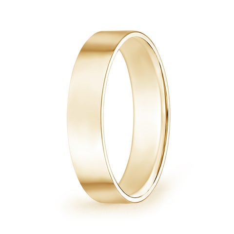 Flat Surface Men's Comfort Fit Wedding Band