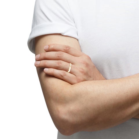 Men’S Beveled Edge Band