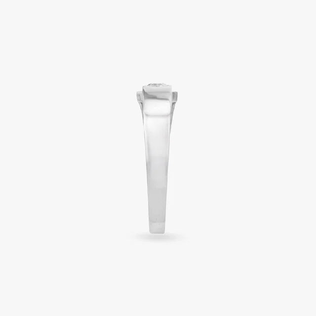 Modern Minimalist Diamond Ring For Men