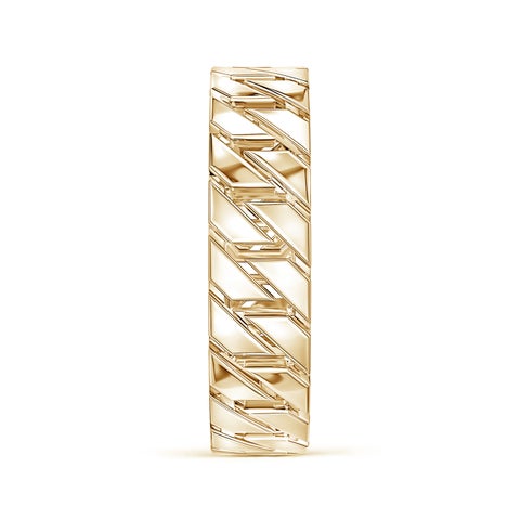 Men's Octagon-Shaped Link Band