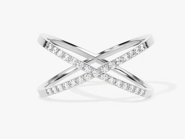 14K Solid Gold Cross Ring