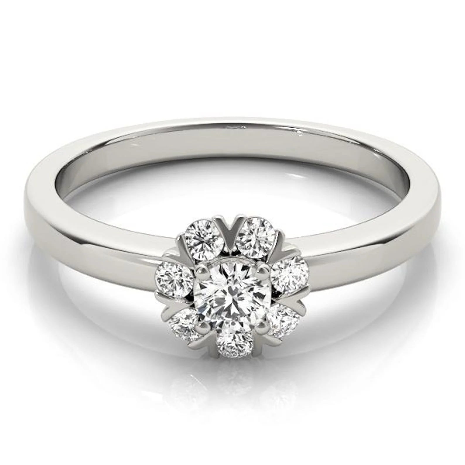 Natural Diamond Fleur de Diamant Bloom Ring