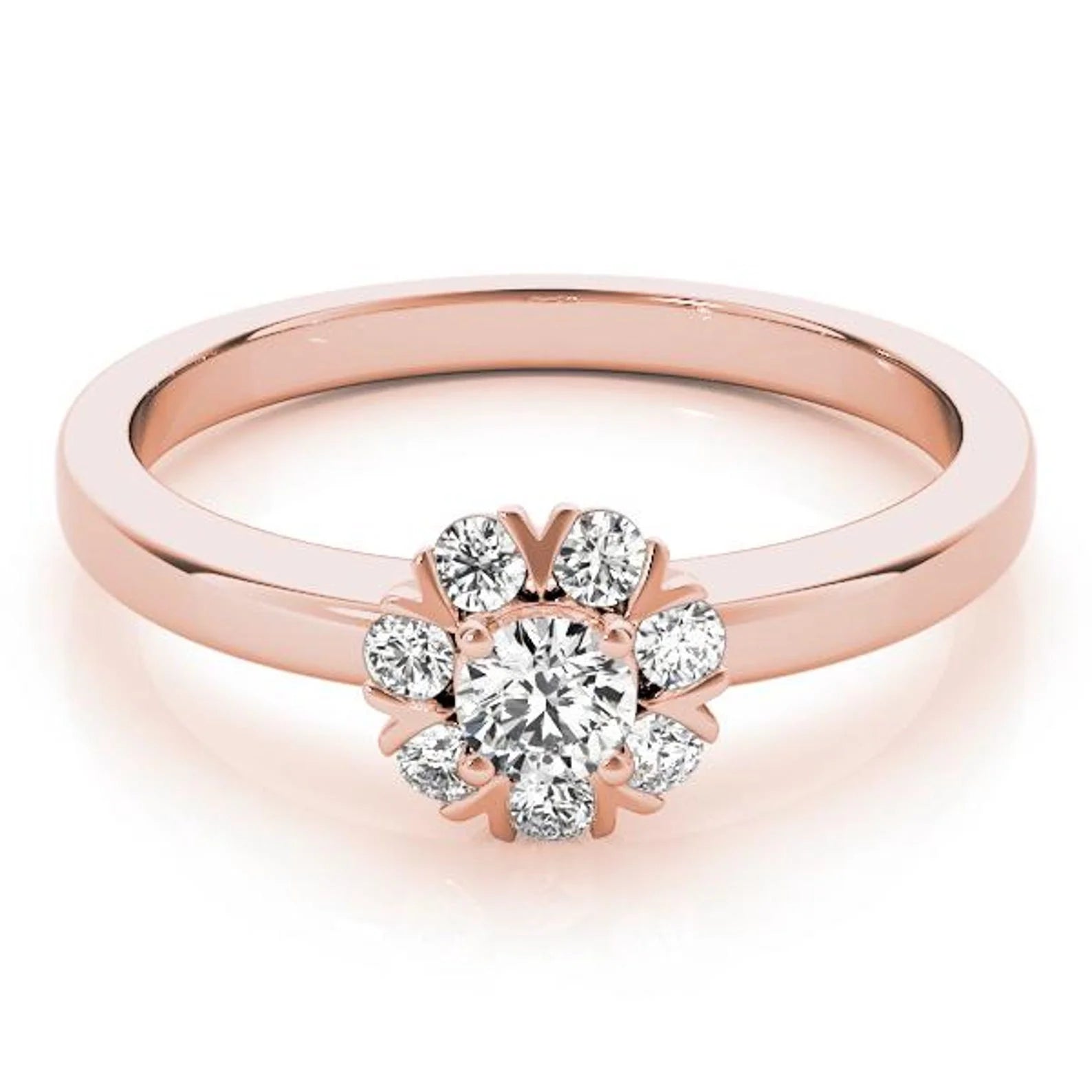 Natural Diamond Fleur de Diamant Bloom Ring