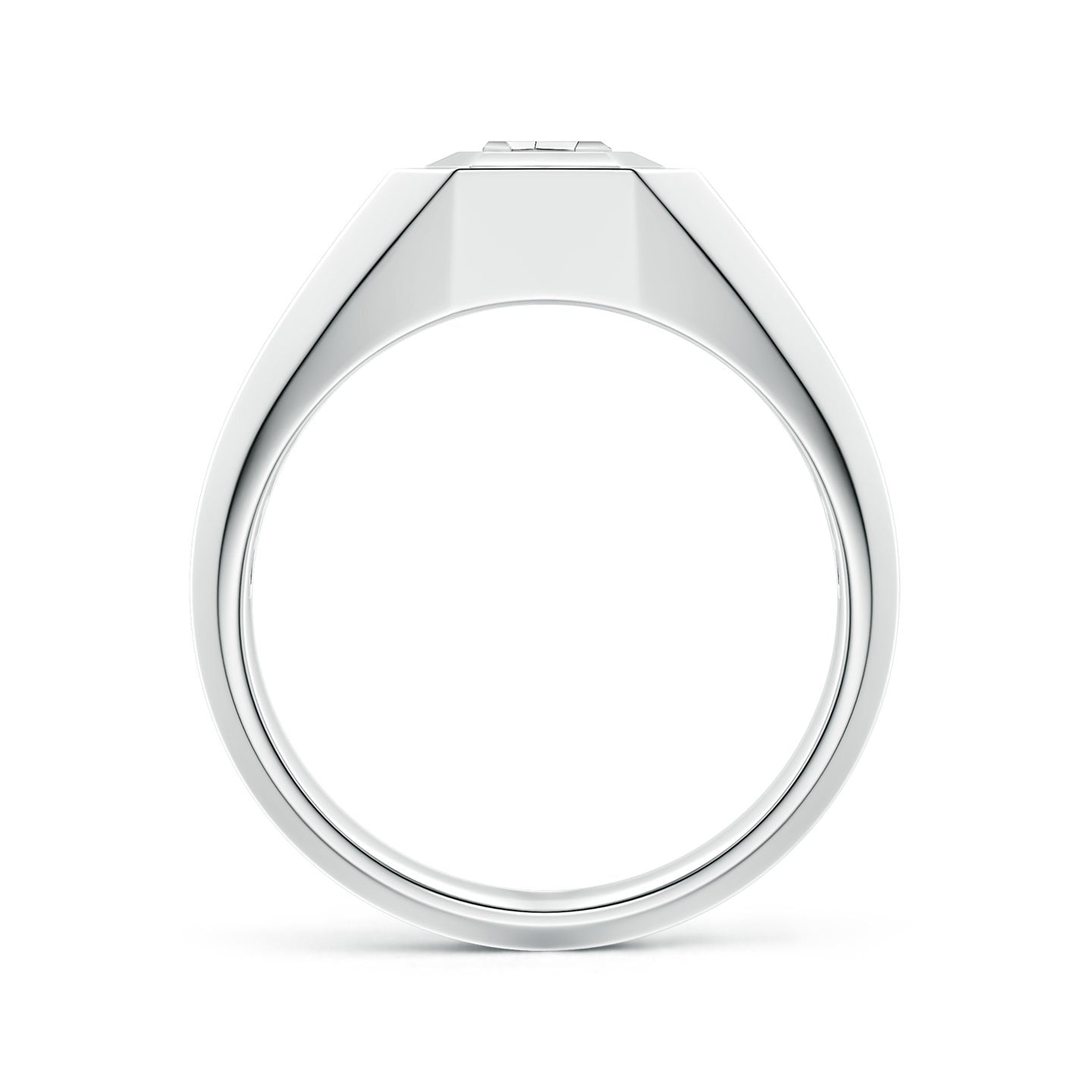 Men's Capital 'K' Octagon Signet Ring