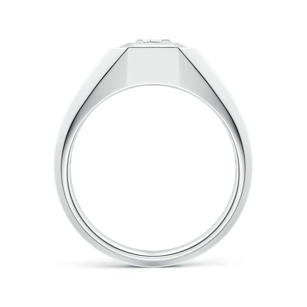 Men's Capital 'K' Octagon Signet Ring