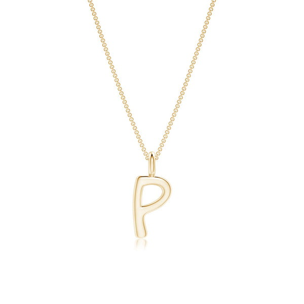 Capital P Initial Pendant