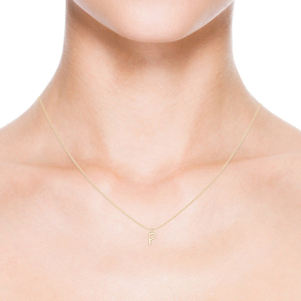 Capital P Initial Pendant